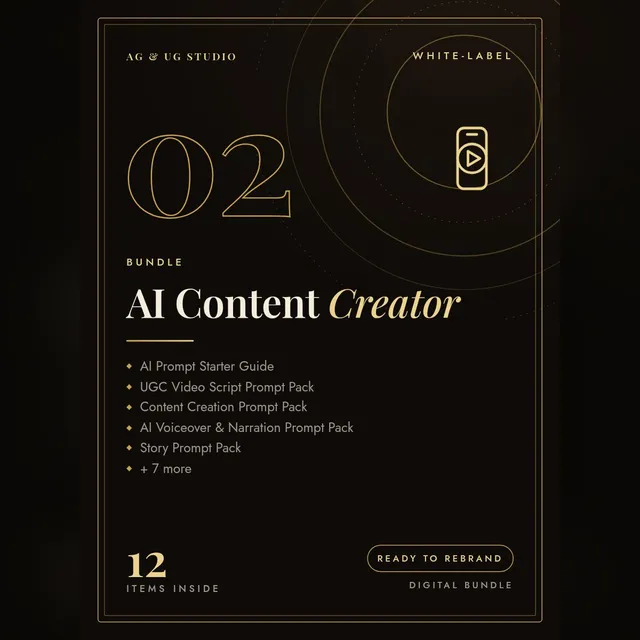 AI Content Creator Bundle cover