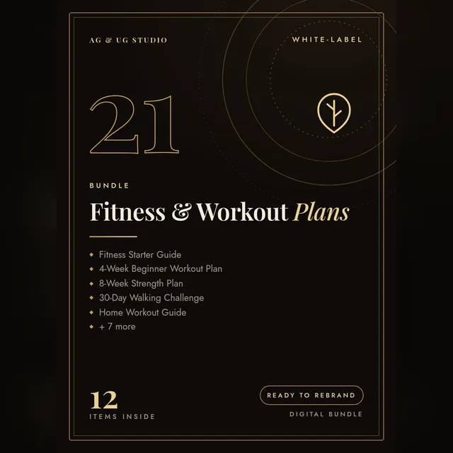 Fitness & Workout Plans Bundle cover