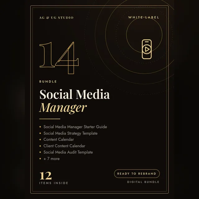 Social Media Manager Bundle cover